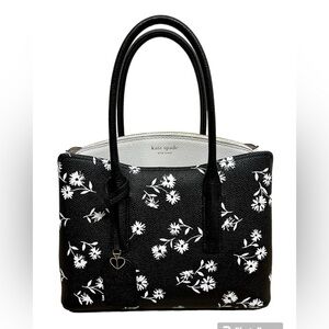 Kate Spade Black and White Floral Crossbody